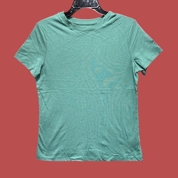 A New Day - Women's Slim Fit Short Sleeve Ribbed T-Shirt - Green - Small - Picture 3 of 16